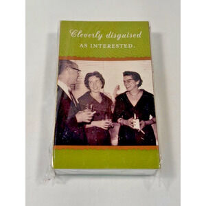 Shannon Martin Cleverly Disguised As Interested Matchbox Mid Century Matches NEW